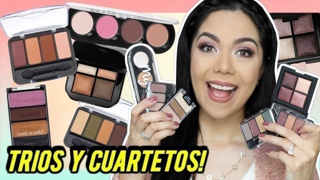 'TOP 10 TRIOS Y CUARTETOS DE SOMBRAS ECONÓMICOS | MARIEBELLE COSMETICS'