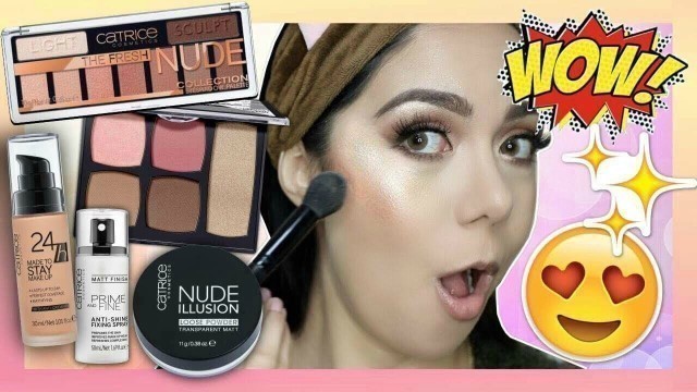 'LO NUEVO DE CATRICE!! MAQUILLAJE COMPLETO CON PRIMERAS IMPRESIONES | MARIEBELLE COSMETICS'