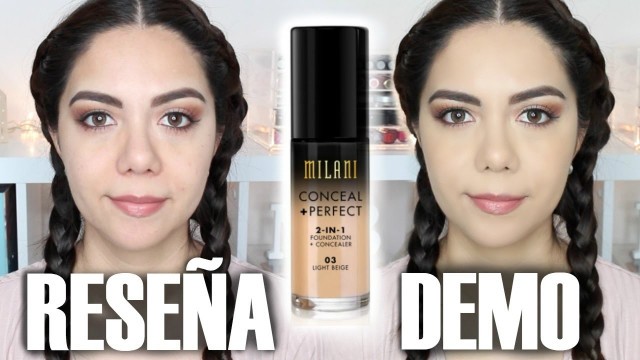 'RESEÑA BASE MILANI CONCEAL + PERFECT | MARIEBELLE COSMETICS'