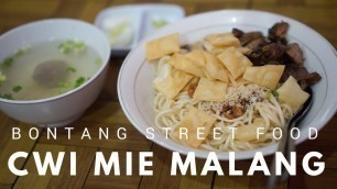 'ENAK BANGET!! DINGIN-DINGIN MAKAN CWI MIE MALANG | BONTANG STREET FOOD'