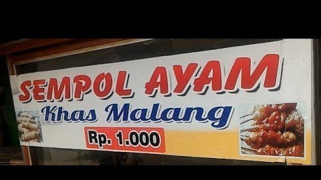 'Indonesian Bekasi Street Food//Sempol Ayam Khas Malang//'