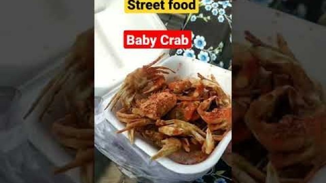 'Baby Crab - Street food in batu malang'