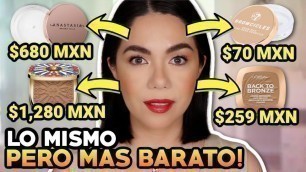 'VERSIONES ECONÓMICAS DE PRODUCTOS CAROS - DUPES LOW-COST!! | MARIEBELLE COSMETICS'