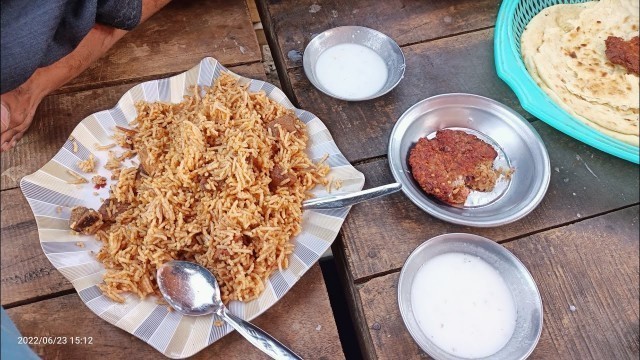 'Malang Jan Bannu Beef Pulao | chupli kabab | street food | faisalabad samundri road chep price'