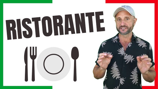 '20 Italian Words for THE RESTAURANT - Learn Italian Vocabulary: IL RISTORANTE  | Video in Italian'