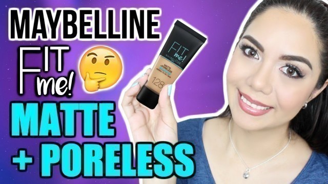 'MAYBELLINE FIT ME MATTE + PORELESS (SUPER NATURAL) PIEL GRASA | MARIEBELLE COSMETICS'