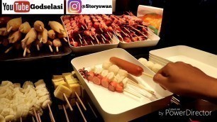 'Indonesia Street Food 23. Malaysian Sate Lok Lok Batu malang'