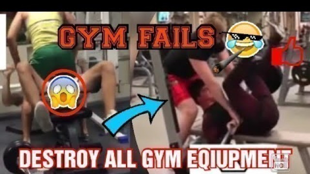 'Most Dangerous Gym fails Compilation | Gym workouts going wrong. Destroy all gym equipment! (2020y)'