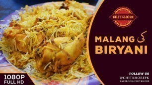 'Street Food of Pakistan - Malang Biryani - Famous Biryani in Karachi'