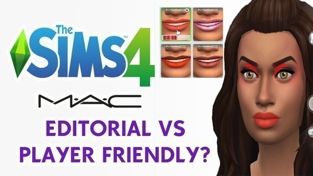 'Makeup Artist Reviews: Sims 4 x MAC Cosmetics Collab! (Base game update)'