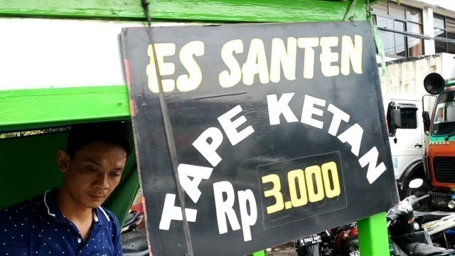 'Es Santen Tape Ketan - Malang street food'