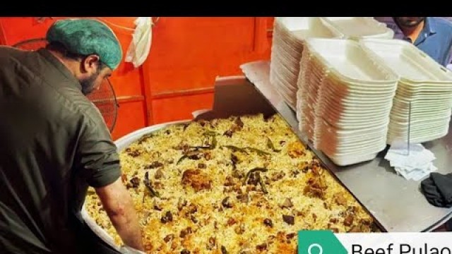 'Beef Pulao | Malang Jan Bannu Beef Pulao | Asia Best Food'