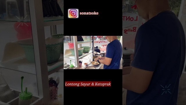 'Lontong Sayur & Ketoprak Jakarta Bang Syarif | Kuliner Malang Enak Murah |  #Short Makanan Lezat'