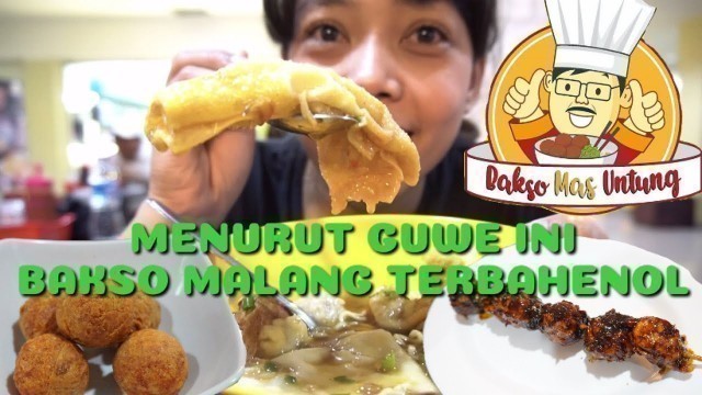 '#MAWWVLOG40 BAKSO MALANG TERENAK DIJAKARTA|| BAKSO MAS UNTUNG || jakarta street food GENGES !!!'