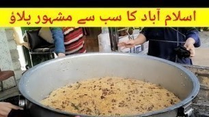 'King of Beef Pulao | Famous Malang Jan Beef Bannu Pulao | Street Food Islamabad Pakistan'