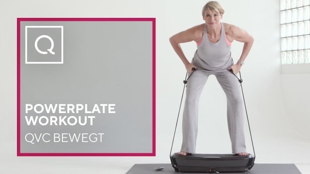 'QVC Bewegt: Powerplate Workout mit Barbara Klein'