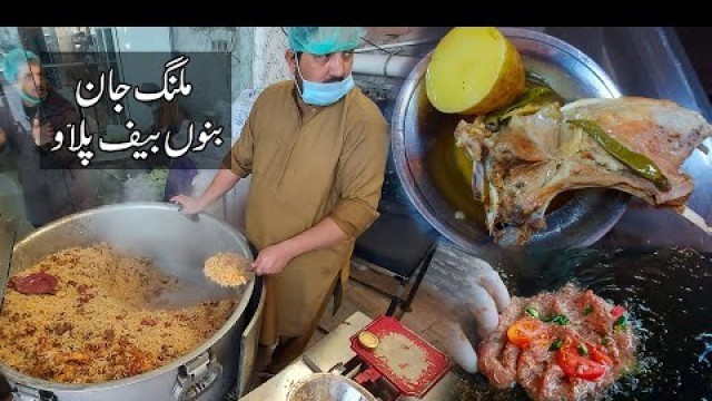 'Malang Jan Beef Pulao Turnol Islamabad | Chapli Kabab & Rosh | Pakistan Street Food'