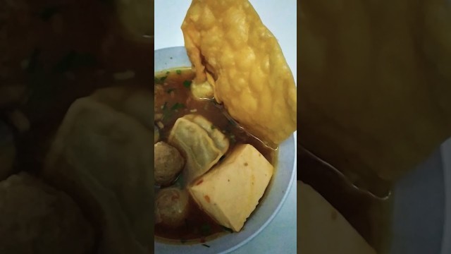 'bakso malang tahu super enak|| jajan street food #shorts'