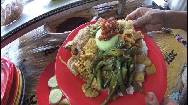 'Indonesia Bali Street Food 1979 Part.1 Nasi Jawa SKJ Malang Ikan Ayam YDXJ0063'