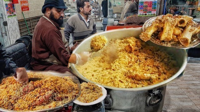 'Malang jan Bannu beef pulao - GT road Tarnol | Malang jan Kabuli Bannu Pulao | Street Food Pakistan'