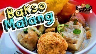 'Indonesian Street Food Bakso Malang! [Eng Subtitle] - Asta And Food'