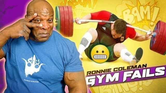 'Ronnie Coleman REACTS Greatest GYM FAILS!!!'