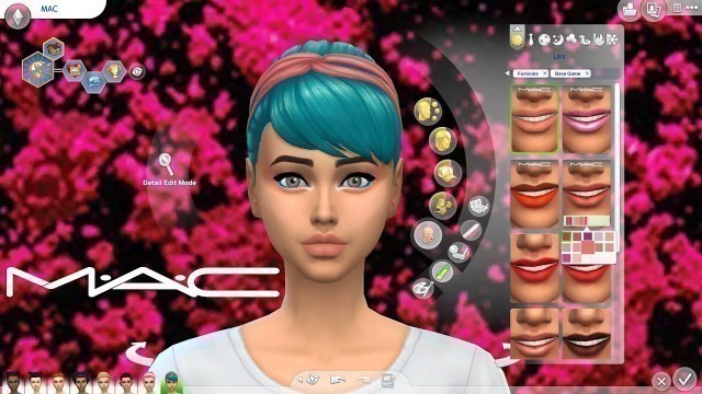 'MAC rúzsok Szemhéjfesték paletta FRISSÍTÉS ingyen // The Sims 4 free update MAC Makeup For Base Game'