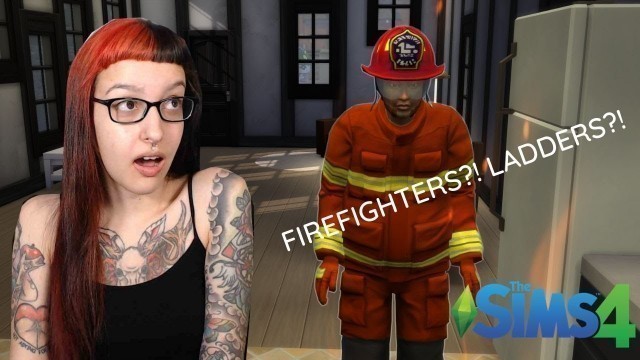 'The Sims 4 June Update! FIREFIGHTERS, LADDERS, & MAKEUP! 