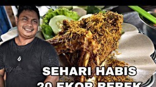 'Nasi Bebek Cak Nur Khas Malang gurih nya sampai ke tulang punya 3 Varian sambel || Streetfood'