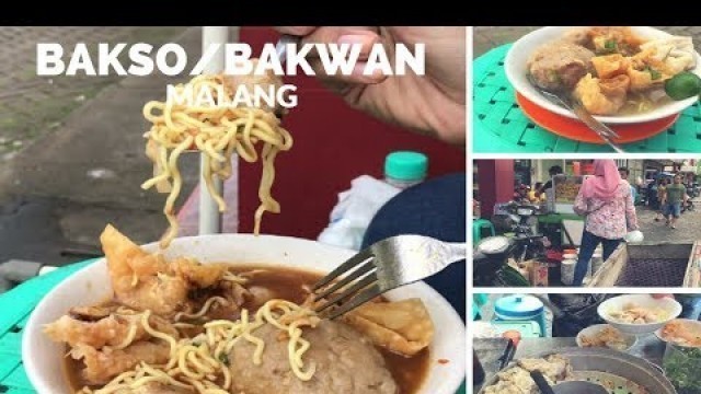 'RAMAI BENER DAN ENAK! BAKSO/BAKWAN MALANG | INDONESIAN STREET FOOD #2'