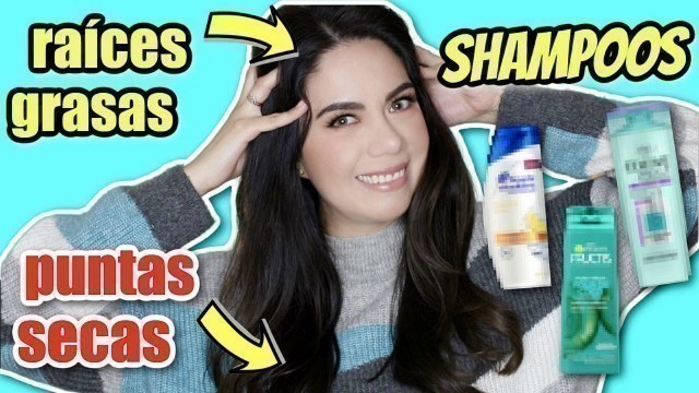 'SHAMPOOS PARA RAÍCES GRASAS Y PUNTAS SECAS DEL SÚPER Y FARMACIA | MARIEBELLE COSMETICS'