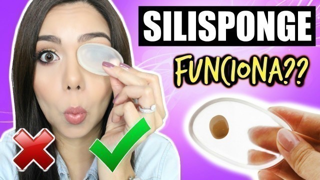 'PROBANDO LA SILISPONGE | FUNCIONA LA ESPONJA DE SILICONA?? MARIEBELLE COSMETICS'