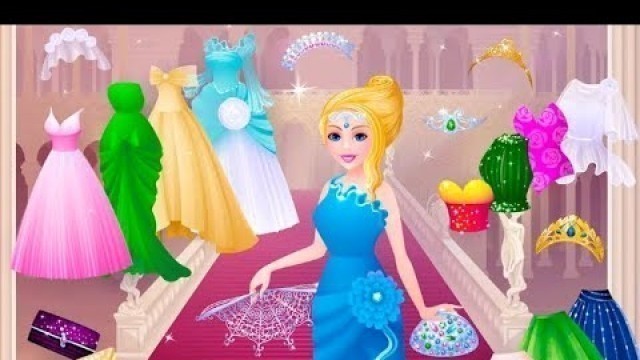 'Cinderella dress up game for girls android gameplay fashion show gaming'