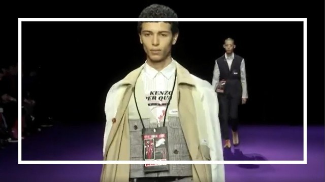 'Kenzo menswear 2019 Fall/Winter Collection #fashion #2019FW #KOLSOCIAL'