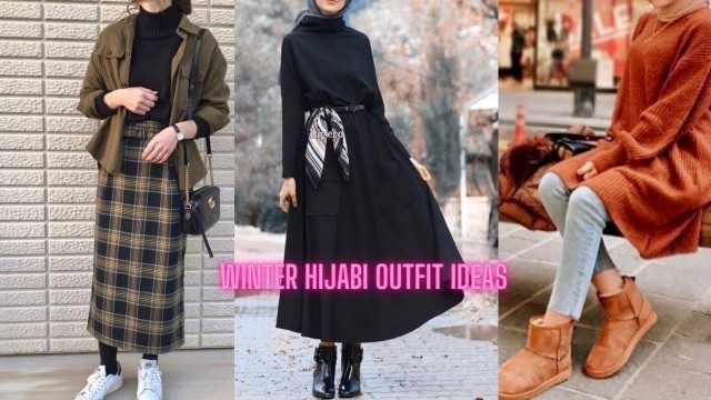 'Hijabi winter outfits 2021| modest fashion | winter outfits 2021 hijab'