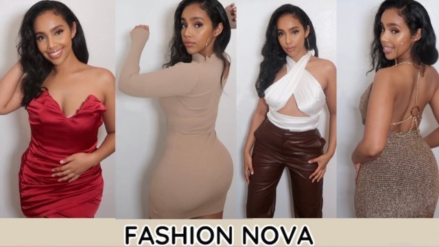 'HUGE FASHION NOVA TRY ON HAUL | END OF YEAR HAUL | GOING OUT'