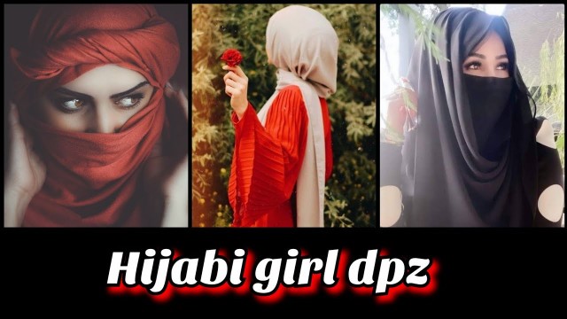 'New Hidden Face hijabi girls dpz || fashion and craft'