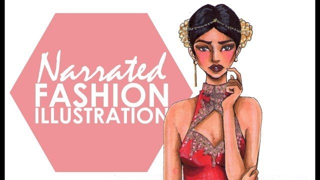 'Fashion Illustration - My Complete Narrated Process (Part 2)'