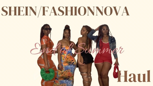 'SHEIN/FASHION NOVA HAUL| End of Summer Sale (tops, bottoms, accessories, etc.)'