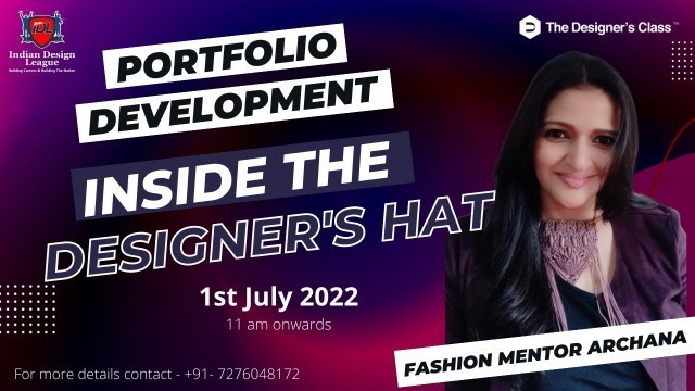 '#Day4 | How to Make Your Portfolio in Fashion Career | Masterclass Live'