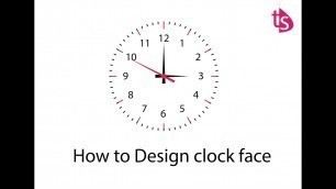 'Clock face Design Adobe illustrator Art'