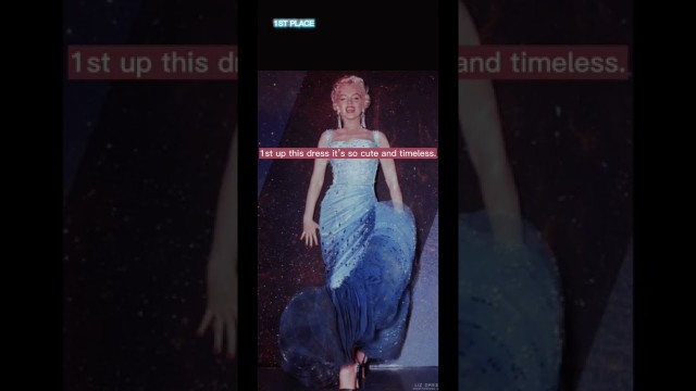 'I rate Marilyn Monroe’s dresses #marilynmonroe #fashion #tiktok #fyp #fypシ'