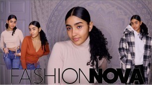 'FASHION NOVA FALL TRY ON HAUL | Jaylee Ortega'