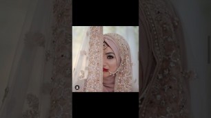 'hijabi brides idea#shorts #fashion #hijabi #hijabibrides'