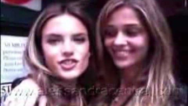 'Official Alessandra Ambrosio backstage at 2005 VS Fashion Sh'