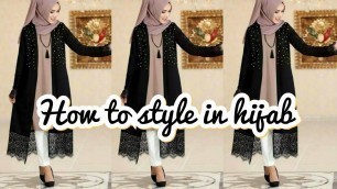 'Stylish kurti outfits with hijab