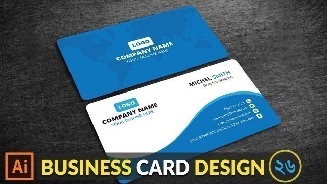 'Create a Print Ready Business Card Design in Adobe Illustrator CC | Class #26'