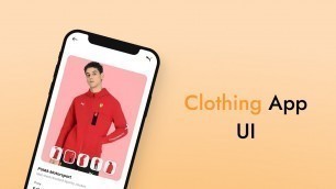 'Design Clothing App UI in Adobe XD | Tutorial | XD Design'