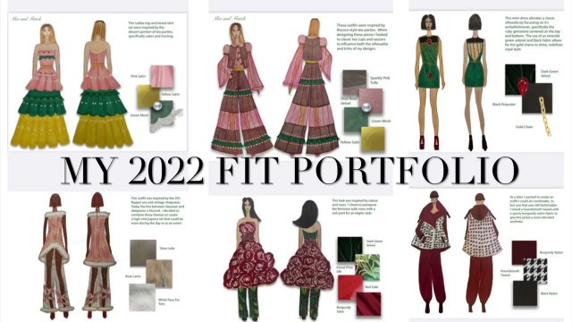 'MY FIT FASHION DESIGN PORTFOLIO 2022'