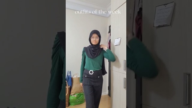 '#ootd of the week #outfit #shorts #hijabi #fashion'